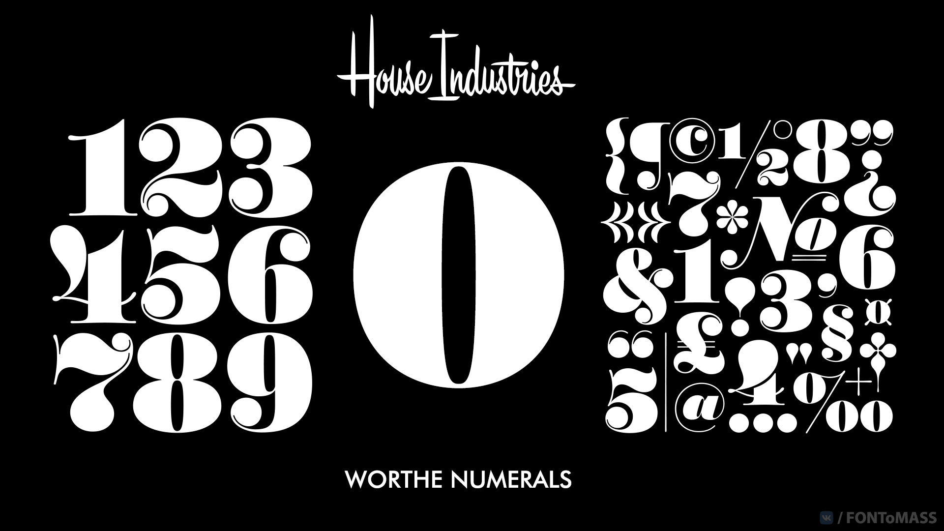 Fuente Worthe Numerals